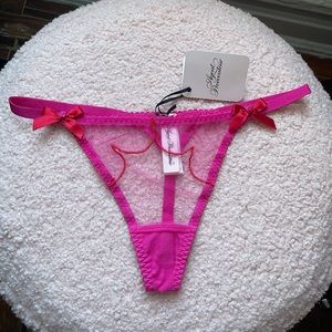 Agent provocateur Lorna pink&red thong